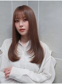 ワンカール　レイヤー　縮毛矯正