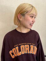 メル ヨコハマ(MeL)&nbsp;ボブレイヤーカット顔周りレイヤーウルフハッシュカットシャギー