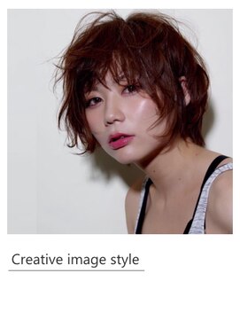 ヴェローグ シェ ブー(belog chez vous hair luxe) 【Creative image styel】ショートパーマ