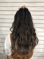 ビーヘアサロン(Beee hair salon) 【渋谷エクステカラーBeee/安部 郁美】ハイライトグラデーション