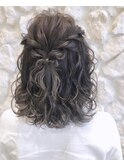 アッシュ#ヘアアレンジ#ヘアセット#大人かわいい
