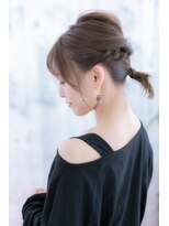 ヘアアンドビューティー ミック(Hair & Beauty miq) おくれ毛&ねじりくるりんぱ*抜け感ラブヘアアレンジb