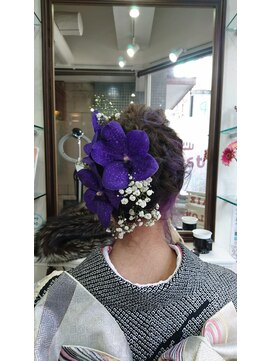 ヘアーサロンウェスト(Hair Salon West) 成人式 和装アップヘアセット