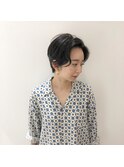 前下がりパーマショート