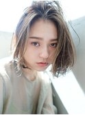 ワンカールボブ_クールショートピンクベージュボブルフ_28088