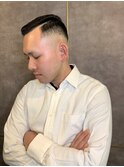 スキンフェード×緩パン<理容室><立川/フェード/バーバー>