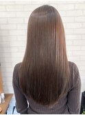 ショコラブラウン_エアリーミディショートパーマ_44