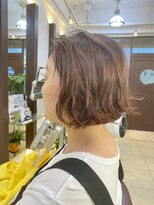ヘアアーク(HAIR arc)&nbsp;外ハネカールボブ#京成大久保#奏の杜#本八幡#ショコラベージュ