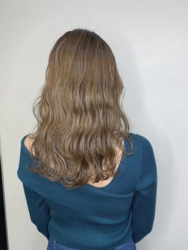 フロート 小阪店(float) シルキーべージュ_マロンベージュ Aラインボブ かきあげ