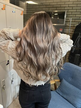 ラフ(LAFF) #黒髪#ボブルフ#ネビージュ#小顔#ワンレン