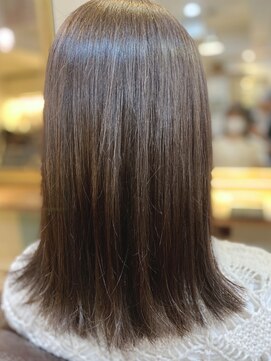 シオンヘアー(sion hair) 20代30代30代モカベージュナチュラル耳掛け乾かすだけ美肌