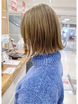 モリオ フロム ロンドン サッポロファクトリー店(morio FROM LONDON)&nbsp;札幌ボブ人気　　大人かわいいぱつっとボブ外ハネ