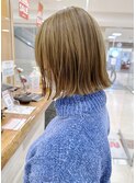 札幌ボブ人気  大人かわいいぱつっとボブ外ハネ
