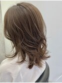 PLAISIR/佐々木 ナチュラルベージュ ミディアムレイヤー 草加