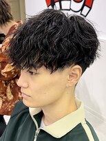 オーシャントーキョー ウエスト 心斎橋(OCEAN TOKYO WEST) 波巻きパーマメンズツイストスパイラルパーマツーブロック