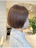 大人ボブ/艶髪