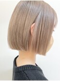 ミルクティーベージュダブルカラーケアブリーチインナーカラー
