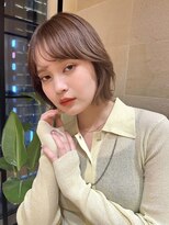 ビュートリアム265(BEAUTRIUM 265) ミニボブ 外ハネボブ レイヤーボブ シアーベージュ くびれボブ