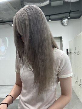 ヘアサロン ドット トウキョウ カラー 町田店(hair salon dot. tokyo color) デザインカラー/レイヤーカット/ウェットヘア/オリーブベージュ
