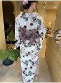 浴衣着付け+ヘアセット