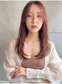 Siena シースルーバング×ミルクティーアッシュ　渋谷