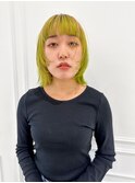 レイヤーボブとデザインカラー