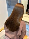20代30代40代ピンクアッシュ髪質改善カラー艶感ストレート