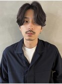 【PARK】メンズセンターパート×ニュアンスパーマ