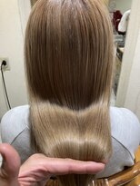 マイノリティー(Minority Produced By TOPHAIR)&nbsp;髪質改善カラーBLEACHオンカラーミルクティーベージュ