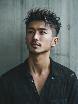 e.m.a プレミアムビューティーサロン 栄駅店(e.m.a PREMIUM BEAUTY SALON) 刈り上げスパイキー