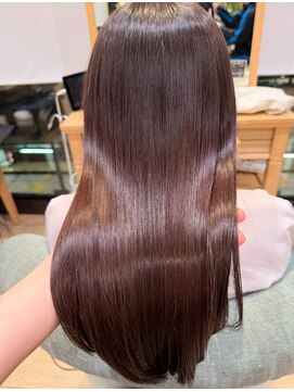 バイオレット 表参道店(Violet) 髪質改善トリートメント艶カラーチェリーレッドピンクブラウン