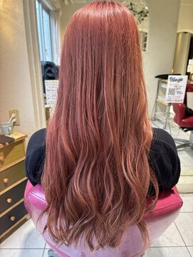 マイノリティー(Minority Produced By TOPHAIR) ブリーチオンカラー　ハイトーンピンク