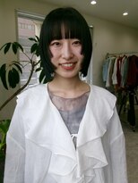 ジュール(JOULE'S)&nbsp;blue black × step cut bob