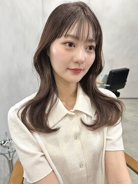 コト 福井大和田店(coto) 福井　大和田　くびれヘア　韓国顔まわりカット　アッシュ　前髪