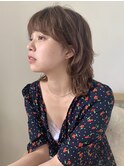 ミニウルフレイヤーカット顔周りカット前髪カット韓国ボブ/大宮