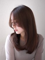 コア銀座メゾン(COA GINZA Maison)&nbsp;髪質改善レイヤーカット前髪カット顔周りレイヤー暗めカラー銀座
