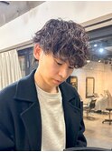 海外風シャドウパーマ/マッシュウルフ/スパイラルパーマ