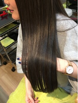 アン ジェの写真/【野幌駅徒歩5分/駐車場有】お得な［本格MILBONトリートメント付］クーポン多数ご用意◎今までにない艶髪♪