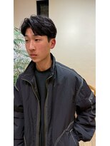 シフト(SHEEFT)&nbsp;メンズカットマッシュセンターパート束感ショート似合わせカット