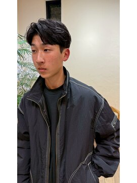 シフト(SHEEFT) メンズカットマッシュセンターパート束感ショート似合わせカット