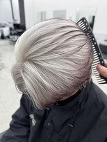 エゴル オム 名古屋栄(ENGOL homme)&nbsp;ホワイトデザイン/ブリーチ/ハイトーンカラー/ホワイトカラー