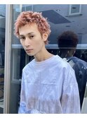 メンズハイトーンカラー/メンズカット/ウルフショート／短髪