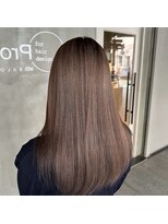 ハクア プラス(HAKUA PLUS) 【白髪染めを使わない!】派手にならないベージュヘア!