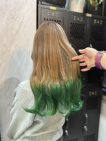 ヴァイス 渋谷店(VAICE)&nbsp;ハイトーンカラー/推しカラー/ミルクティーベージュ/緑