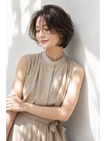 アッシュ 学芸大学店(Ash) ショートボブ/大人女性/グレージュ/白髪ぼかし/脱白髪染め