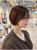 ショートボブ × チェリーブラウン☆松梨☆