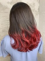 21年夏 グラデーション 赤の髪型 ヘアアレンジ 人気順 ホットペッパービューティー ヘアスタイル ヘアカタログ