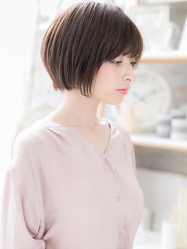 カバーヘア 上尾西口店(COVER HAIR) ★ツヤ髪ココアブラウン小顔前下がり大人ボブ20代30代40代★7