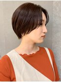 ハンサムショート　小顔カット