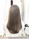乾かしてまとまるストレート